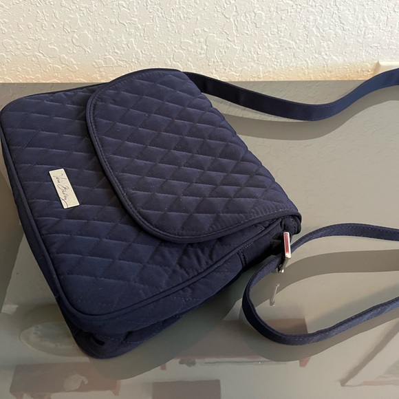 Vera Bradley Navy Medium Flap Crossbody - Picture 2 of 7